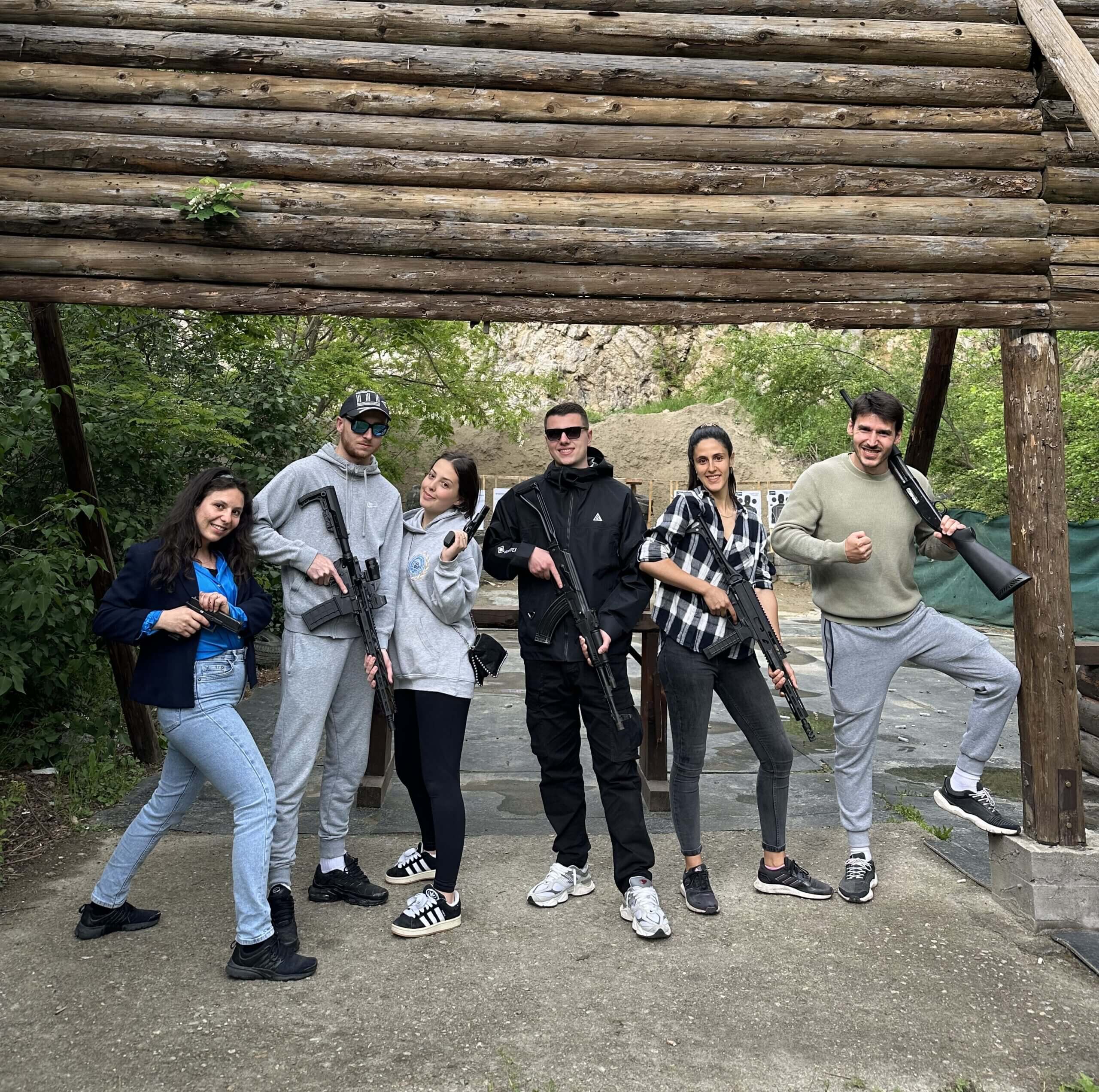 Group shooting experience near Sofia