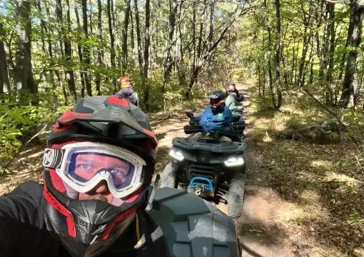 Quad bike tour in the forest near Sofia