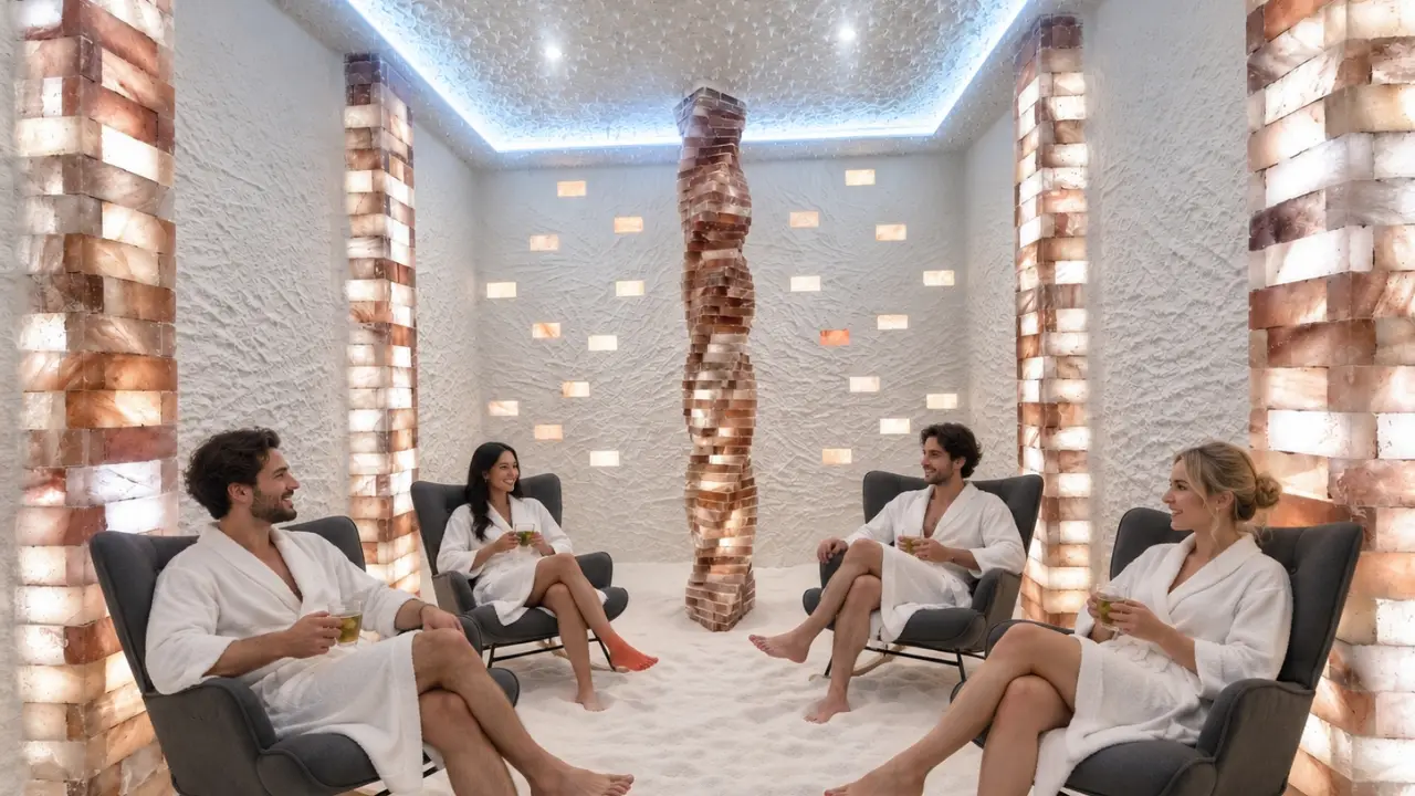 Salt room in Sofia at Victoria Spa
