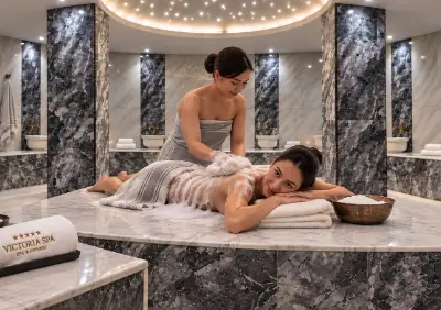 Kese scrub in a Sofia hammam