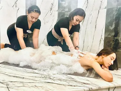 Turkish bath ritual in Sofia