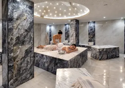 Hammam treatment on the warm marble in Sofia