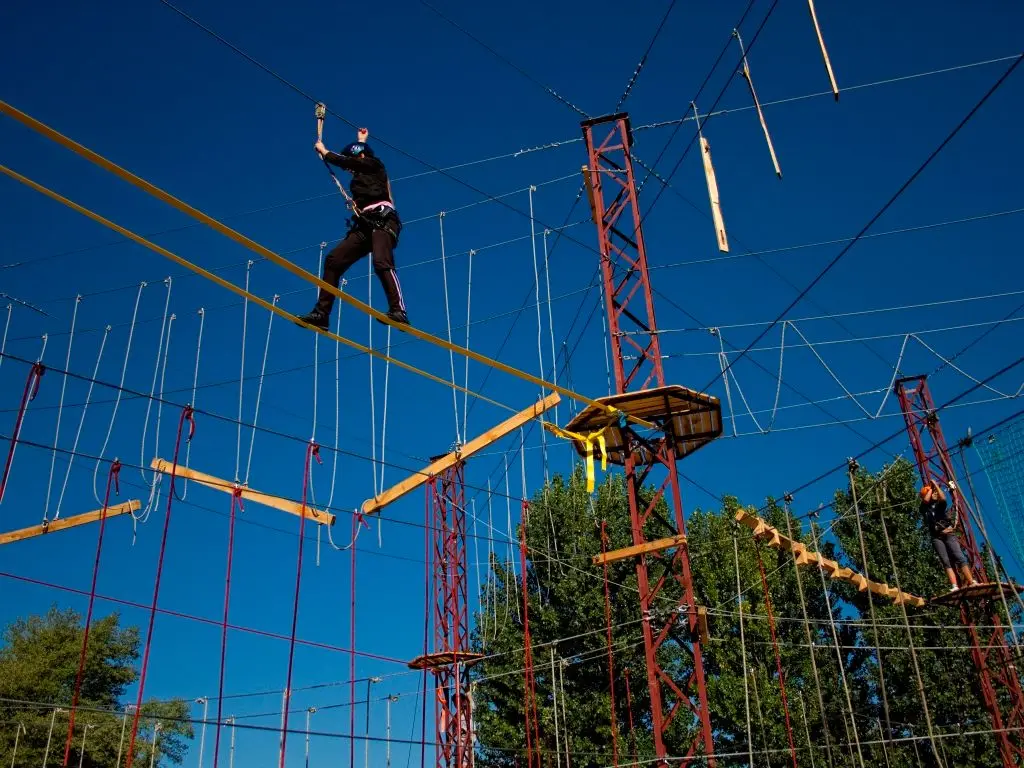 Rope garden beams and nets, Bulgaria