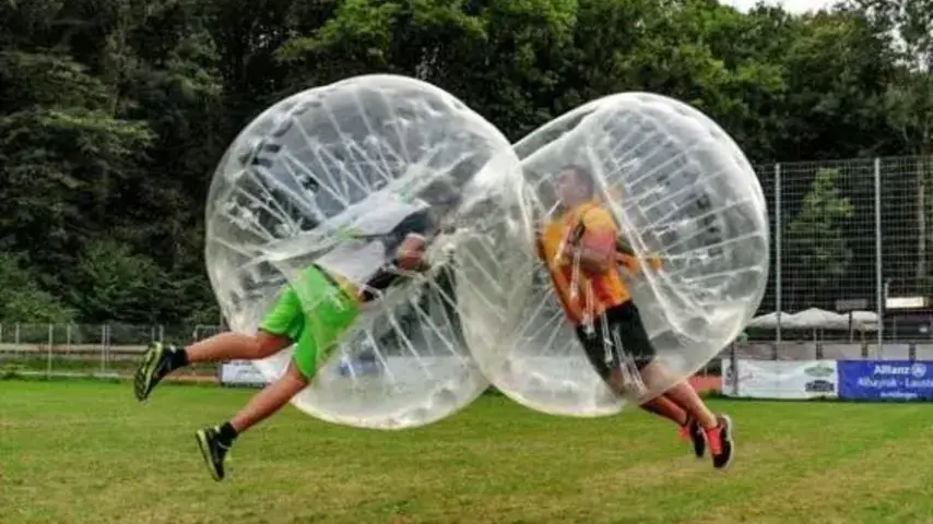 Bubble football in Sofia