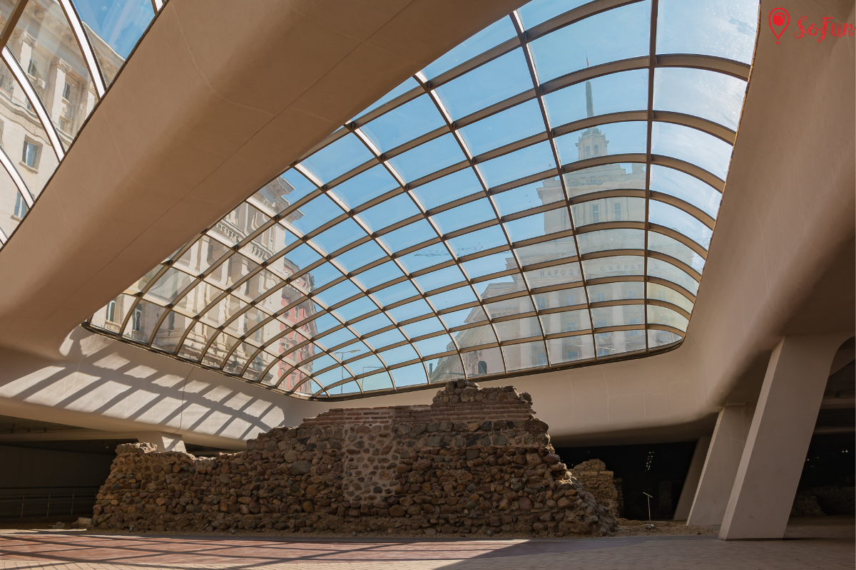 Serdika metro station Sofia - the central interchange for tourists