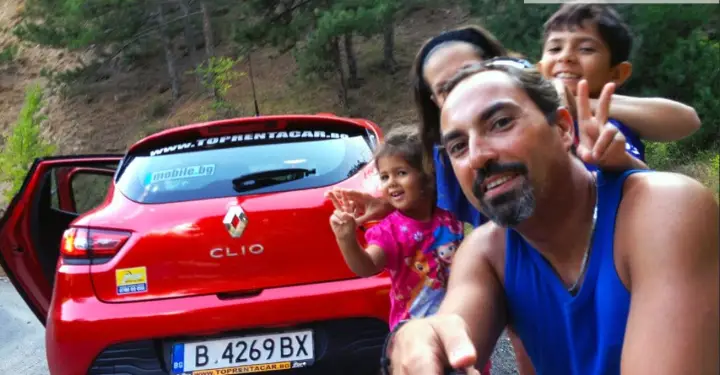 Top Rent A Car rental car ready for pick-up in Sofia