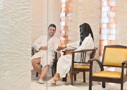 Salt room at Victoria Spa in Sofia
